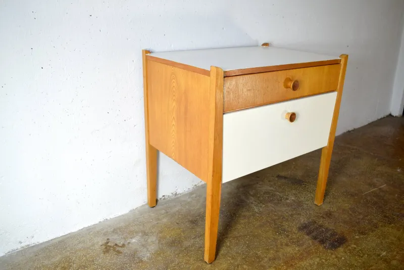 Pamono Nightstand with Drawers, 1960s> Nightstands