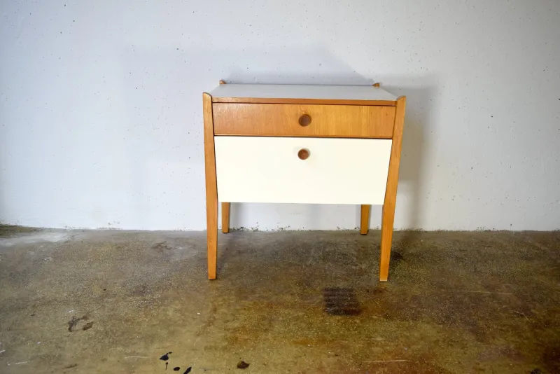 Pamono Nightstand with Drawers, 1960s> Nightstands