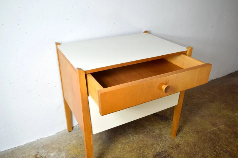 Pamono Nightstand with Drawers, 1960s> Nightstands