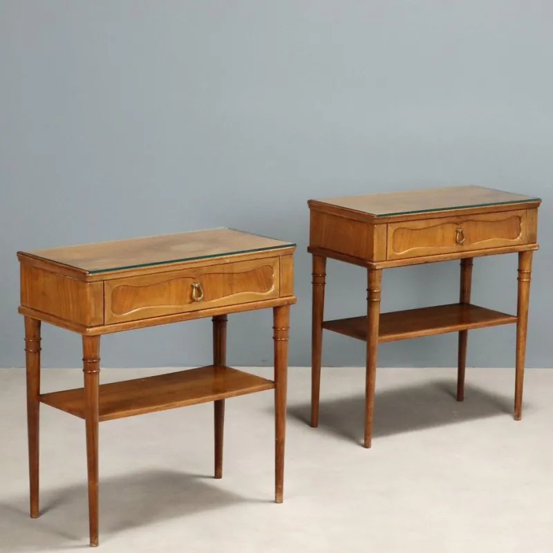Online Pamono Nightstands, 1950s, Set of 2