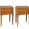 Online Pamono Nightstands with Drawers, 1970s, Set of 2