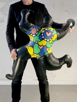 Pamono Niki de Saint-Phalle, Inflatable Nana Sculpture, 2000s, Acrylic Glass><noscript><img width=