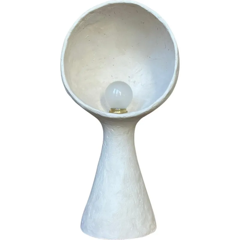 Pamono Ninfea White Stoneware Lamp by Renzo Maar> Table Lamps