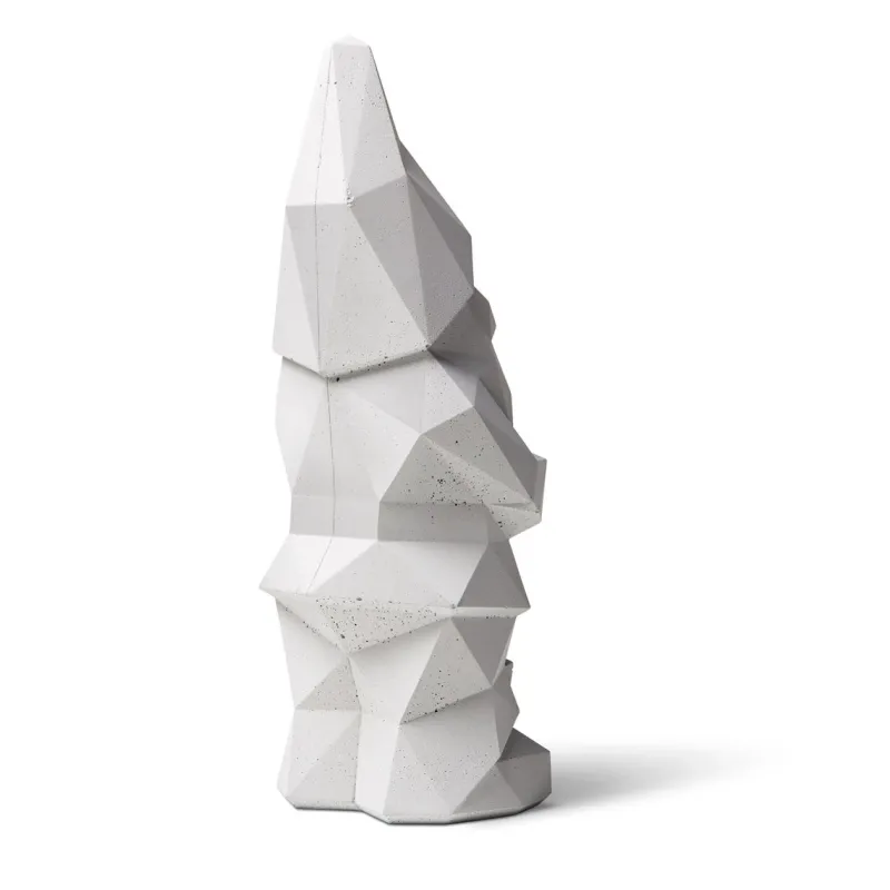 Hot Pamono Nino Garden Gnome in Light Grey by Pellegrino Cucciniello for Plato Design