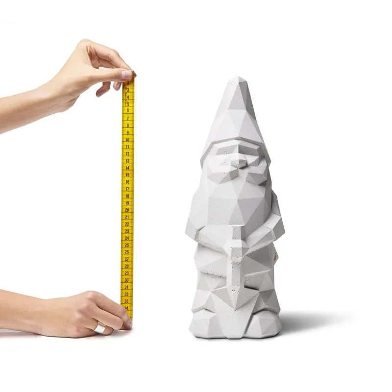 Hot Pamono Nino Garden Gnome in Light Grey by Pellegrino Cucciniello for Plato Design