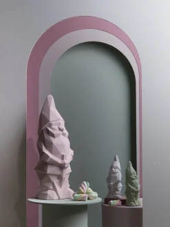 Hot Pamono Nino Garden Gnome in Light Grey by Pellegrino Cucciniello for Plato Design
