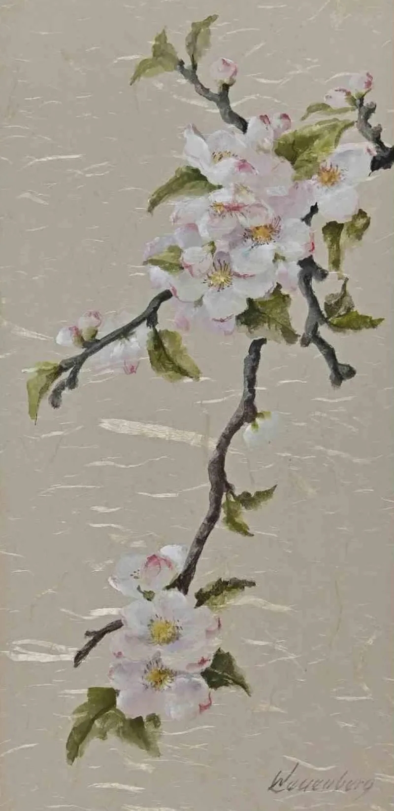 Pamono Nita Wallenberg, Flowers, Gouache, Mid 20th Century> Impressionist