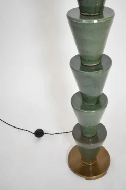 Pamono Nizwa Green Floor Lamp by Barracuda Interiors><noscript><img width=