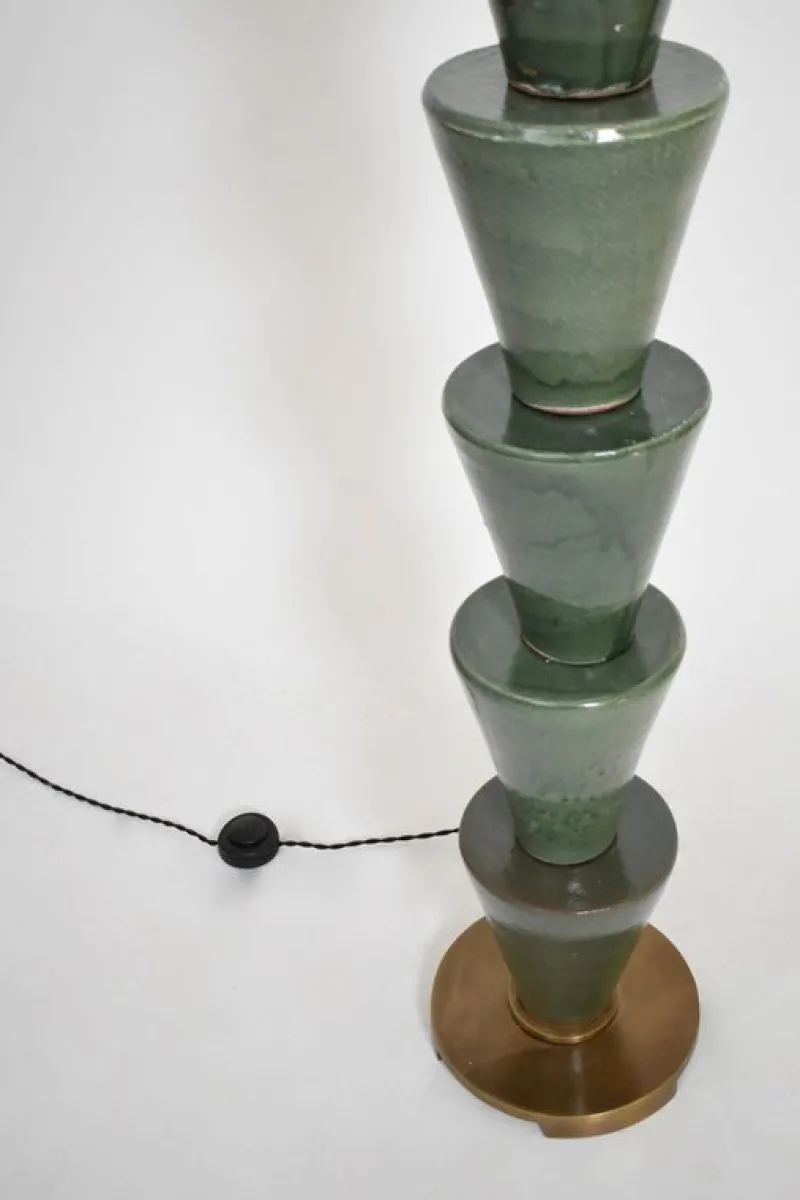 Pamono Nizwa Green Floor Lamp by Barracuda Interiors> Floor Lamps|Floor Lamps