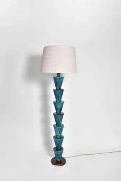 Pamono Nizwa Turquoise Floor Lamp by Barracuda Interiors> Floor Lamps