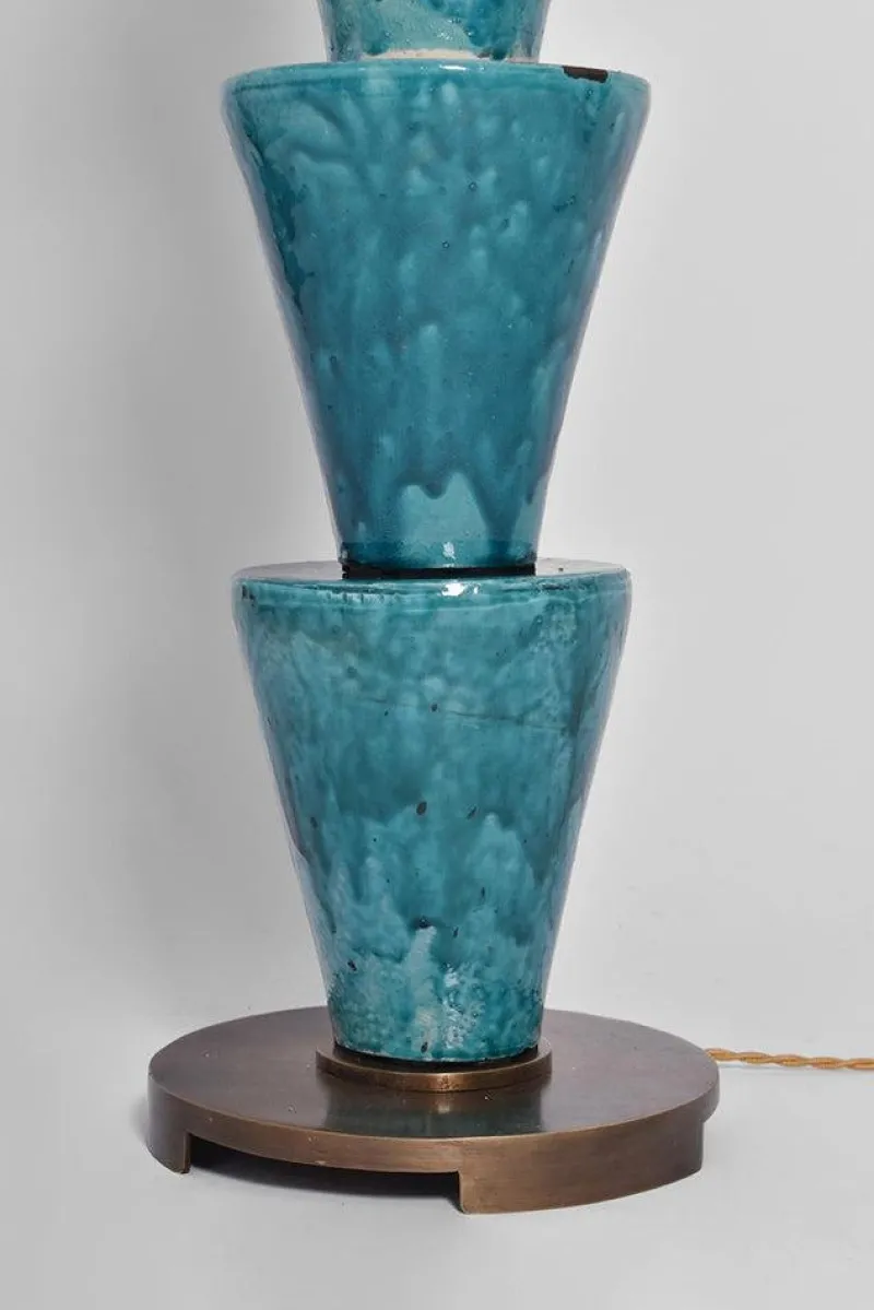 Pamono Nizwa Turquoise Floor Lamp by Barracuda Interiors> Floor Lamps