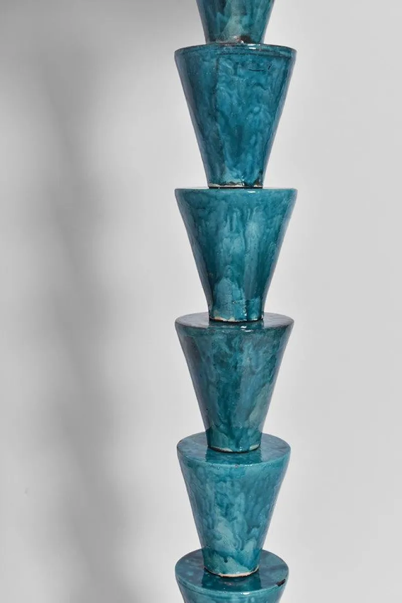 Pamono Nizwa Turquoise Floor Lamp by Barracuda Interiors> Floor Lamps