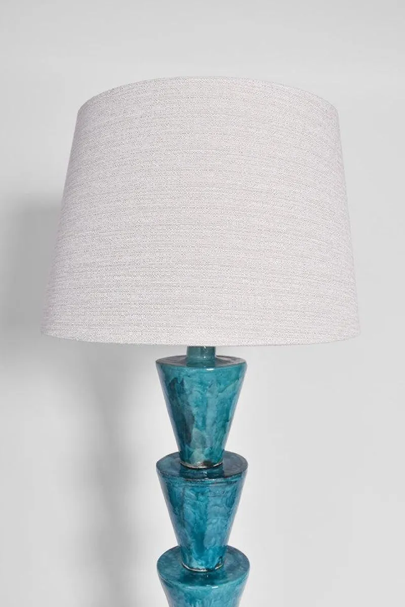 Pamono Nizwa Turquoise Floor Lamp by Barracuda Interiors> Floor Lamps