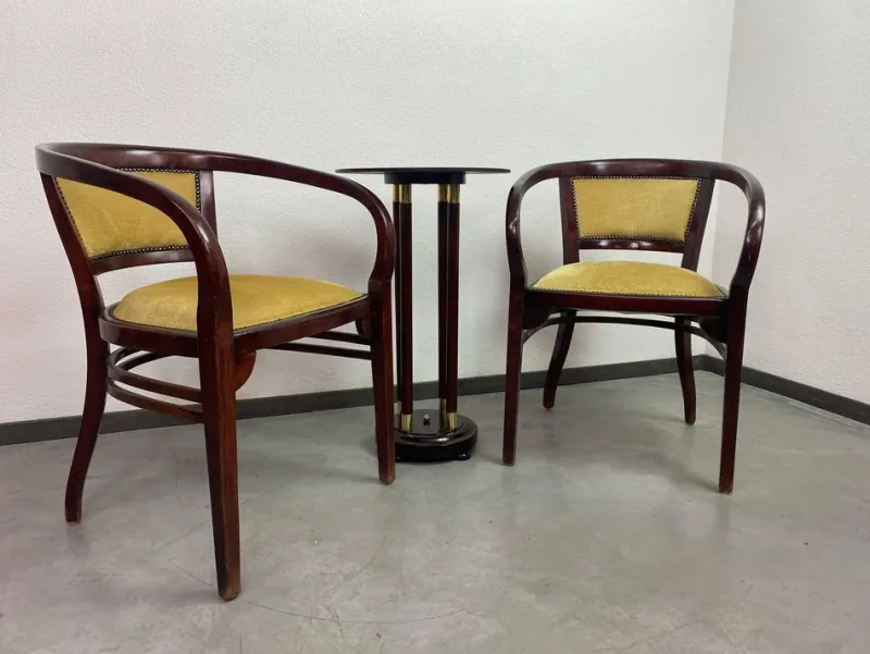 Clearance Pamono No. 6521 Armchairs attributed to Otto Wagner for Thonet, 1890s, Set of 2