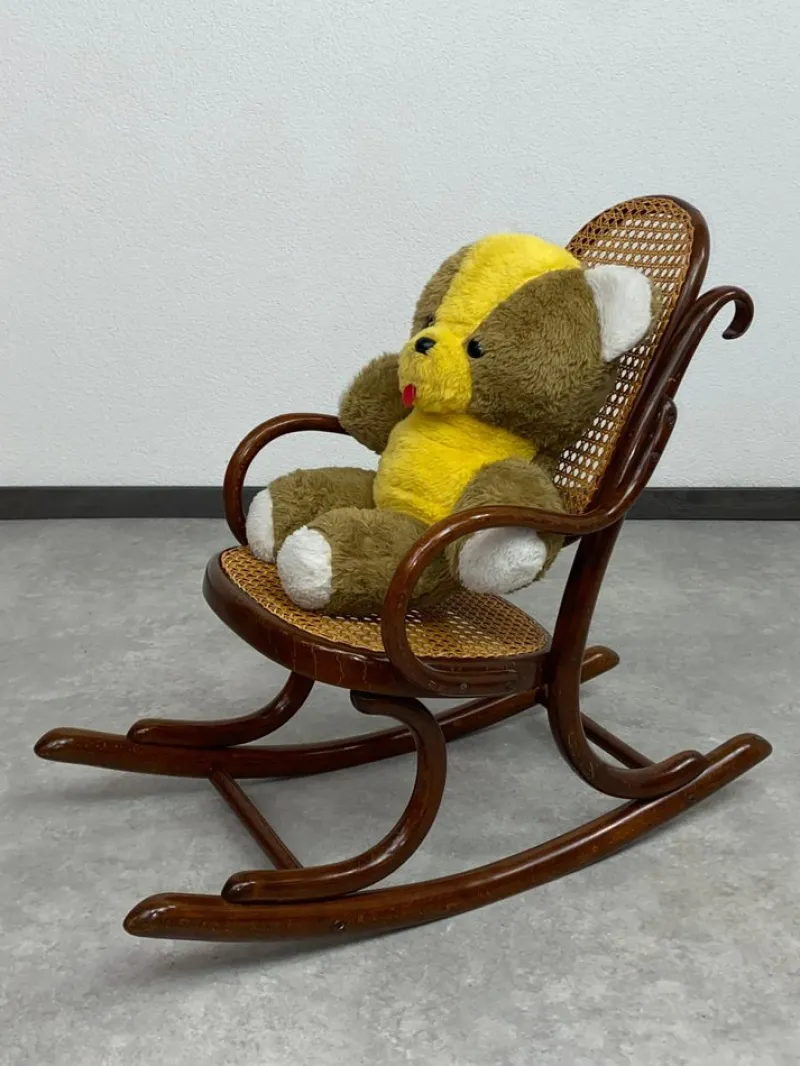 Clearance Pamono No. 2 Children's Rocking Chair attributed to Thonet, 1920s