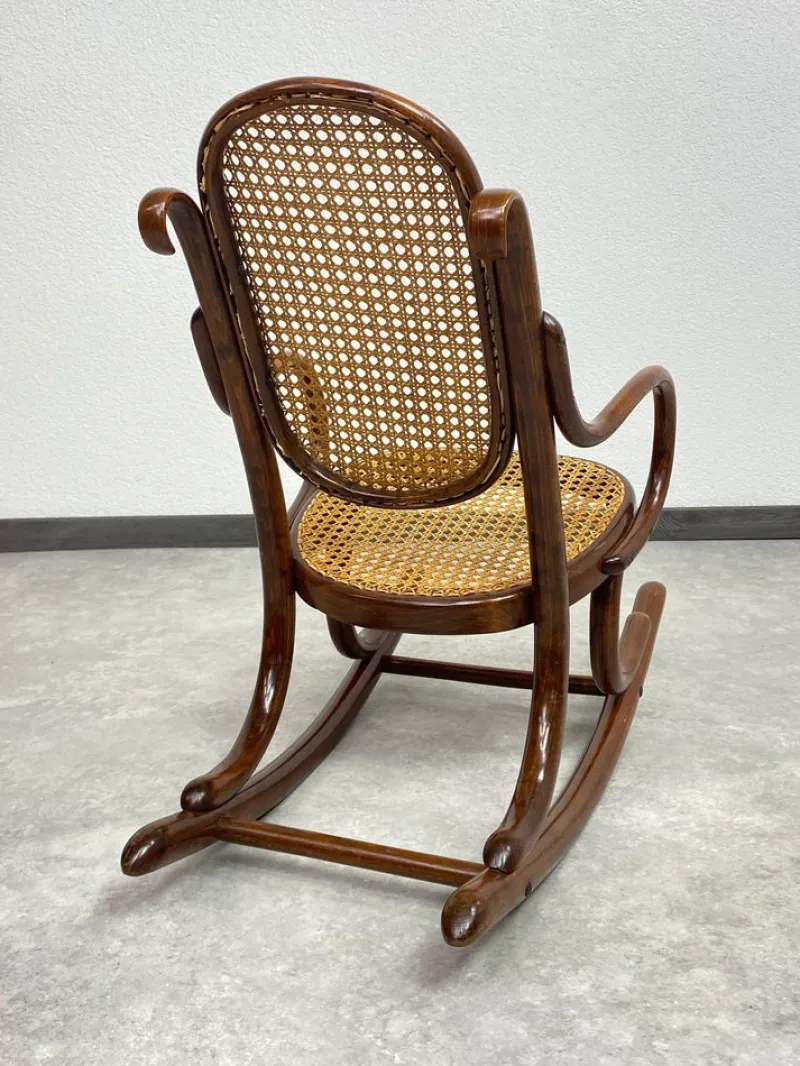 Clearance Pamono No. 2 Children's Rocking Chair attributed to Thonet, 1920s