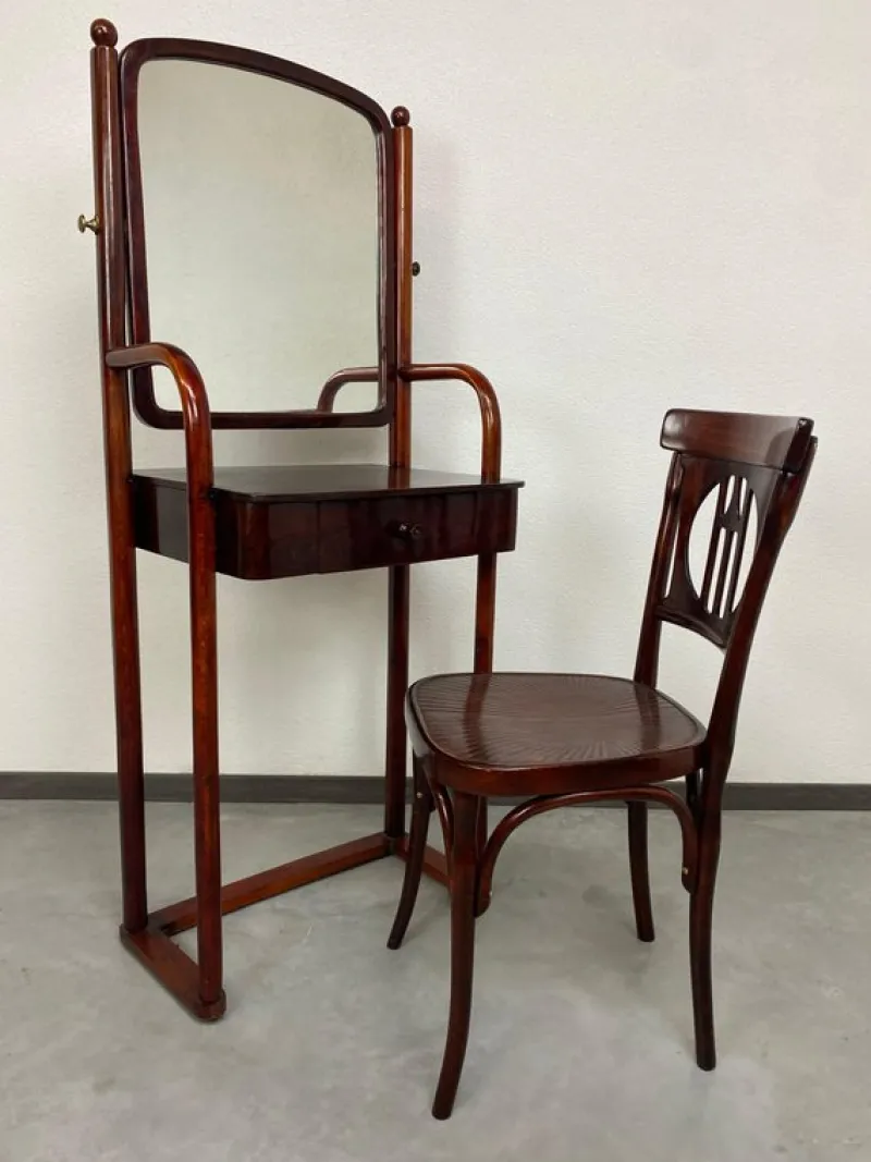 Pamono No. 1134 Dressing Table attributed to Josef Hoffmann for J&J Kohn, 1906> Dressing Tables
