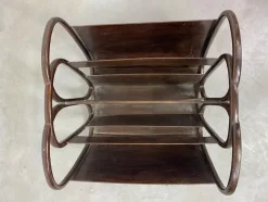 Best Pamono No. 1069 Magazine Holder attributed to Koloman Moser for J&J Kohn, 1890s
