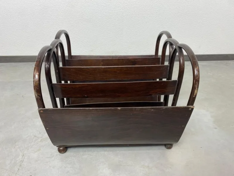 Best Pamono No. 1069 Magazine Holder attributed to Koloman Moser for J&J Kohn, 1890s