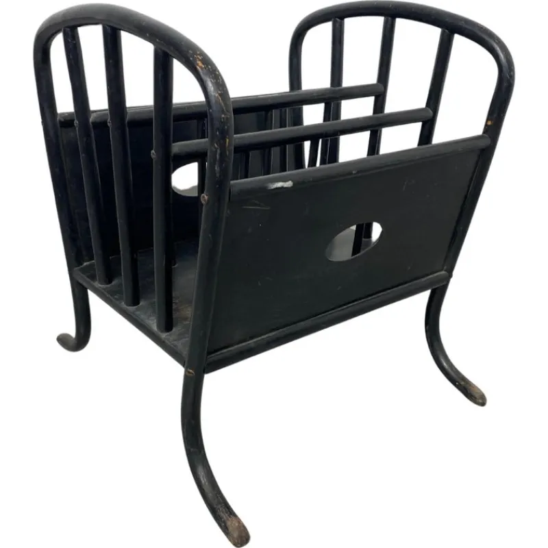 Pamono No. 11803 Magazine Holder attributed to Otto Prutscher for Thonet, 1890s> Magazine Racks