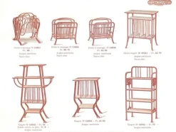 Pamono No. 33 Newspaper Holder attributed to Thonet, 1890s><noscript><img width=