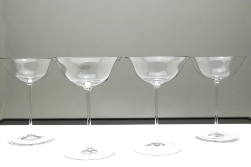 Online Pamono No. 238 Patrician Champagne Glasses by Josef Hoffmann for Lobmeyr, Vienna, Austria, 1890s, Set of 4