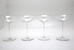Online Pamono No. 238 Patrician Champagne Glasses by Josef Hoffmann for Lobmeyr, Vienna, Austria, 1890s, Set of 4