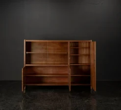 Pamono No. 37 Sideboard in Walnut by Bruno Paul for VEB Deutsche Werkstätten Hellerau, 1935><noscript><img width=