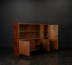 Pamono No. 37 Sideboard in Walnut by Bruno Paul for VEB Deutsche Werkstätten Hellerau, 1935><noscript><img width=