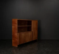 Pamono No. 37 Sideboard in Walnut by Bruno Paul for VEB Deutsche Werkstätten Hellerau, 1935><noscript><img width=
