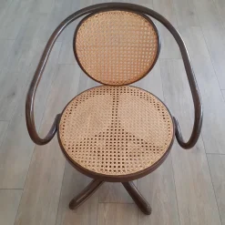 Clearance Pamono No. 5501 Swivel Chair in Bentwood from Thonet/ZPM Radomsko, 1960s
