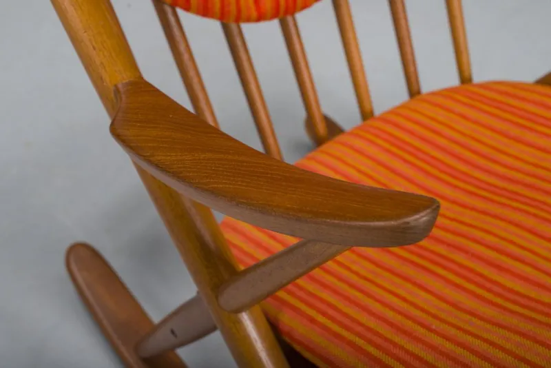 Pamono No. 182 Teak Rocking Chair by Frank Reenskaug for Bramin, 1960s> Rocking Chairs