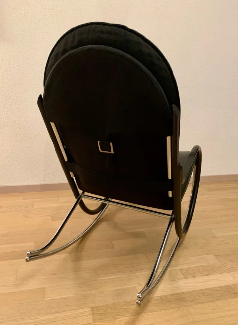 Pamono Nonna Rocking Chair by Paul Tuttle for Strässle, 2000s> Rocking Chairs