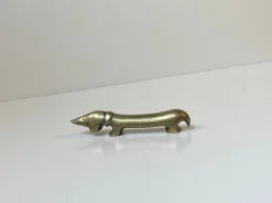 Pamono Noodle Dachshund Bottle Opener in Brass from Bosse, 1950s> Cutlery & Serving Utensils