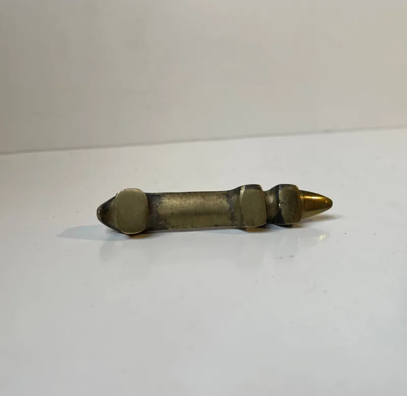 Pamono Noodle Dachshund Bottle Opener in Brass from Bosse, 1950s> Cutlery & Serving Utensils