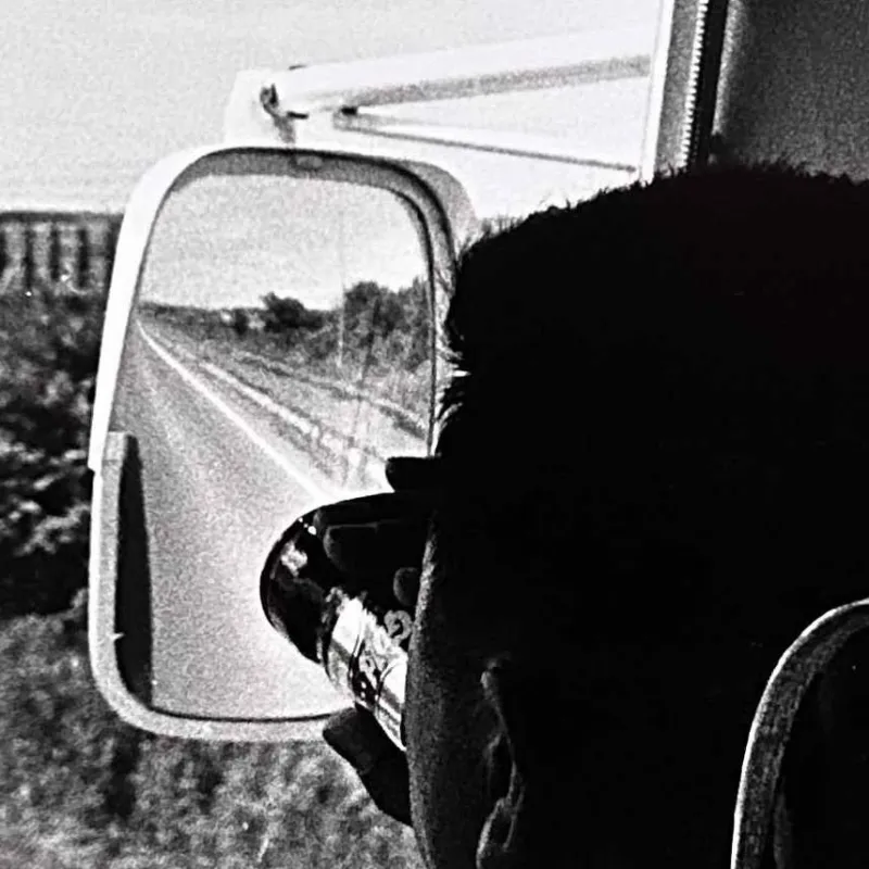Pamono Noriko Saito, Japanese Bus Driver, 1980s, Photographic Print, Framed> Minimalist