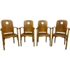 Pamono Nr.813 /1F Armchairs attributed to Josef Hoffmann for Jacob Josef Kohn, 1890s, Set of 4> Side Chairs & Dining Chairs