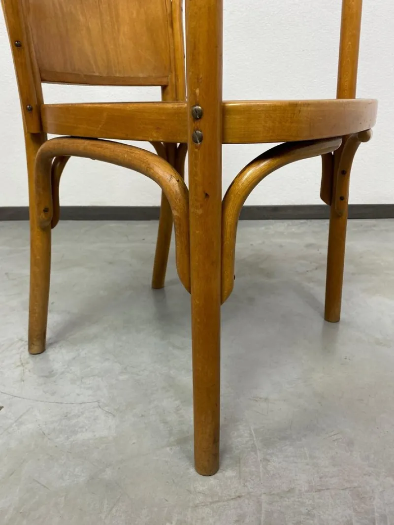 Pamono Nr.813 /1F Armchairs attributed to Josef Hoffmann for Jacob Josef Kohn, 1890s, Set of 4> Side Chairs & Dining Chairs