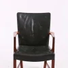 Clearance Pamono Nørrevold Armchair in Leather by Kaare Klint for Rud. Rasmussen, 1940s