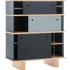 Pamono Nuage Shelving Unit in Wood and Aluminium by Charlotte Perriand for Cassina> Storage