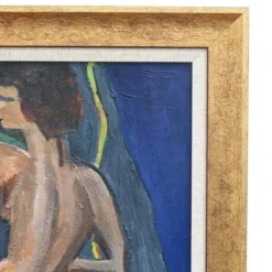 New Pamono Nude at the Window Overlooking Sacré-Coeur by Louis Latapie, 1930s