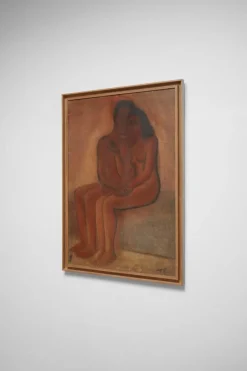 Online Pamono Nude Couple, 1970s, Mixed Media on Paper
