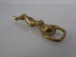 Pamono Nude Woman Bottle Opener in Brass, Germany, 1960s> Cutlery & Serving Utensils
