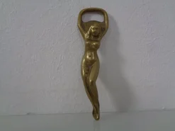 Pamono Nude Woman Bottle Opener in Brass, Germany, 1960s><noscript><img width=