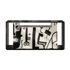 Outlet Pamono Nuria Sideboard in Black and White by Hommés Studio