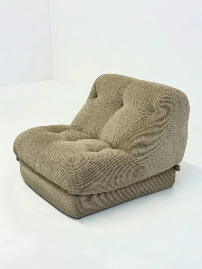 Pamono Nuvolone Modular Lounge Sofa with Coffee Table attributed to Rino Maturi for Mimo Padova, 1970s, Set of 4> Living Room Sets