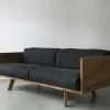 Pamono Oak & Linen Sofa by Philipp Roessler for NUTSANDWOODS> Seating