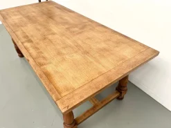 Pamono Oak and Cherry Table, 1970s><noscript><img width=