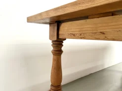 Pamono Oak and Cherry Table, 1970s><noscript><img width=