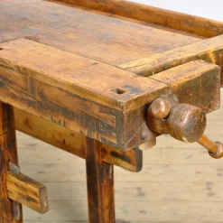 Pamono Oak and Pine Carpenter's Workbench, 1900s><noscript><img width=